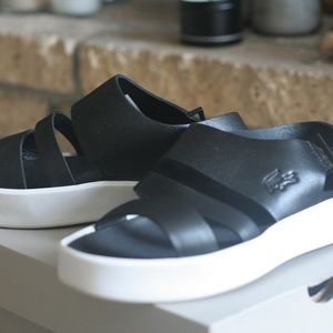 Lacoste leather sandals